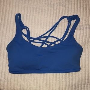 Blue Lululemon Sports Bra